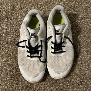 White Nike Running Shoes